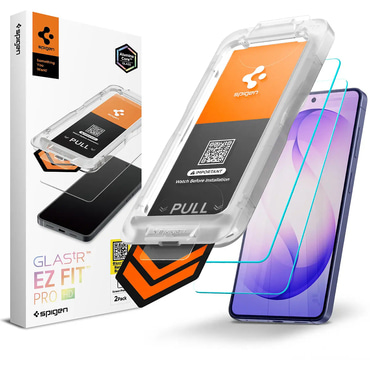 (2-pack) Zaščitno steklo Spigen "Glas.tR EZ-FIT Pro HD (AGL11095)" za Samsung Galaxy S26 - clear