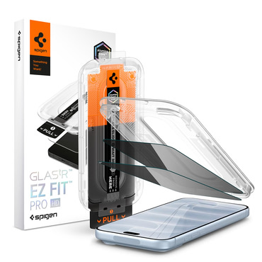 (2-pack) Zaščitno steklo Spigen "Glas.tR EZ-FIT Pro HD (AGL12027)" za iPhone 18 Pro - Privacy