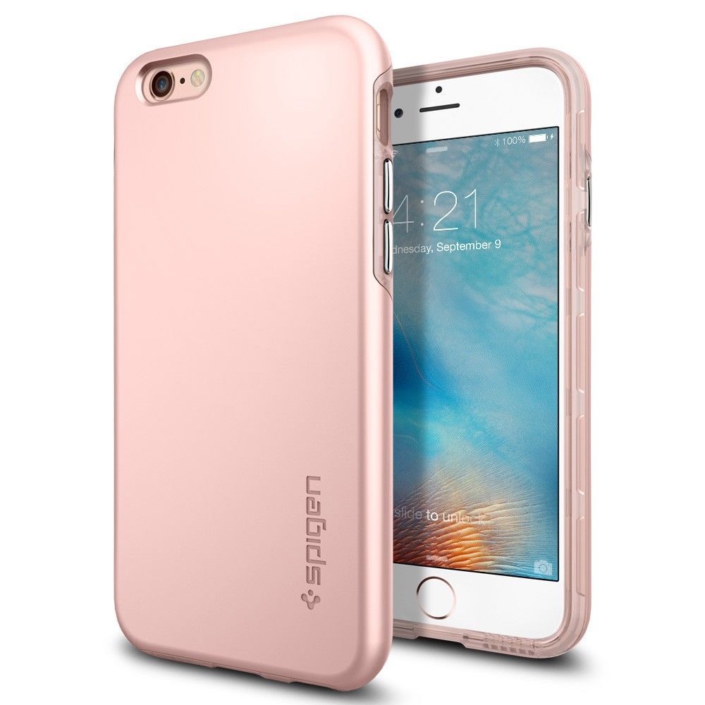 Ovitek Spigen SGP "Thin Fit Hybrid" za iPhone 6 / 6S - rose gold