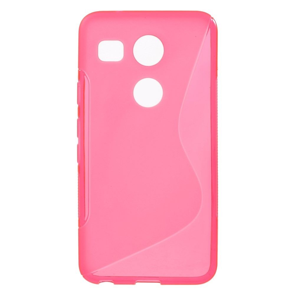TPU gel ovitek "S-Line" za LG Nexus 5X - magenta