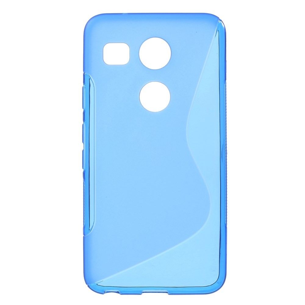 TPU gel ovitek "S-Line" za LG Nexus 5X - moder