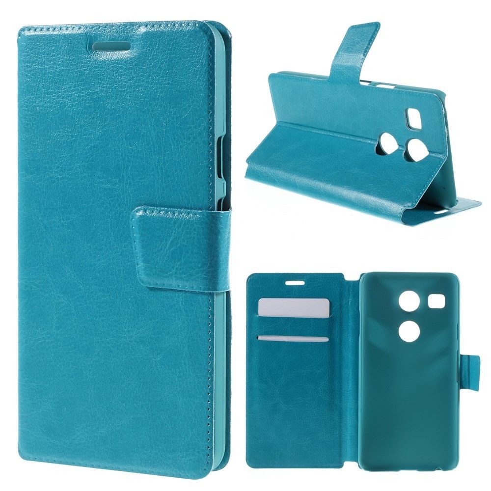 Eleganten etui "Smooth" za LG Nexus 5X - moder