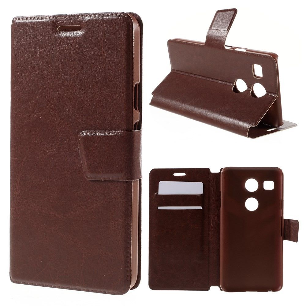 Eleganten etui "Smooth" za LG Nexus 5X - rjav