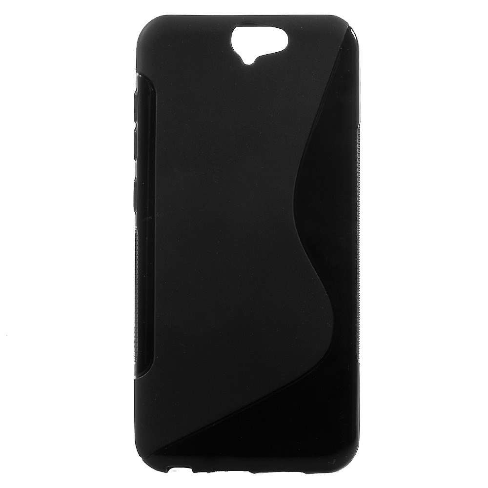 TPU gel ovitek "S-Line" za HTC One A9 - črn