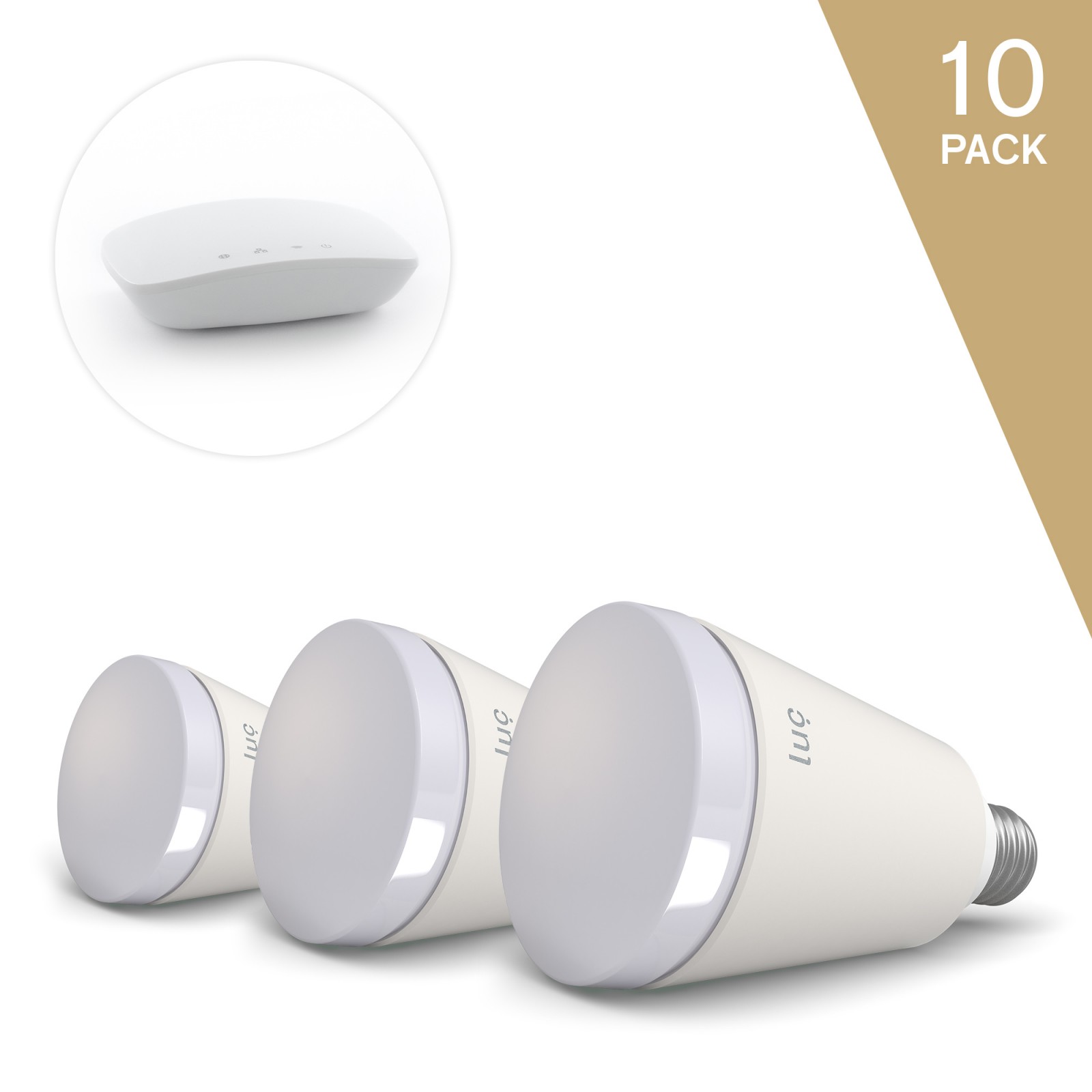 Luc Master Pack - 10 x pametna žarnica in bridge