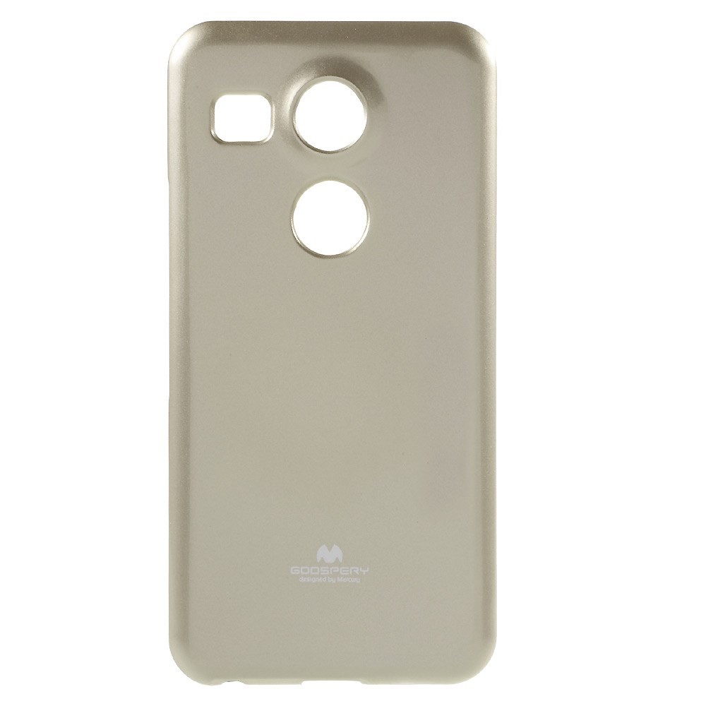 TPU gel ovitek Goospery Jelly Case za LG Nexus 5X - zlate barve