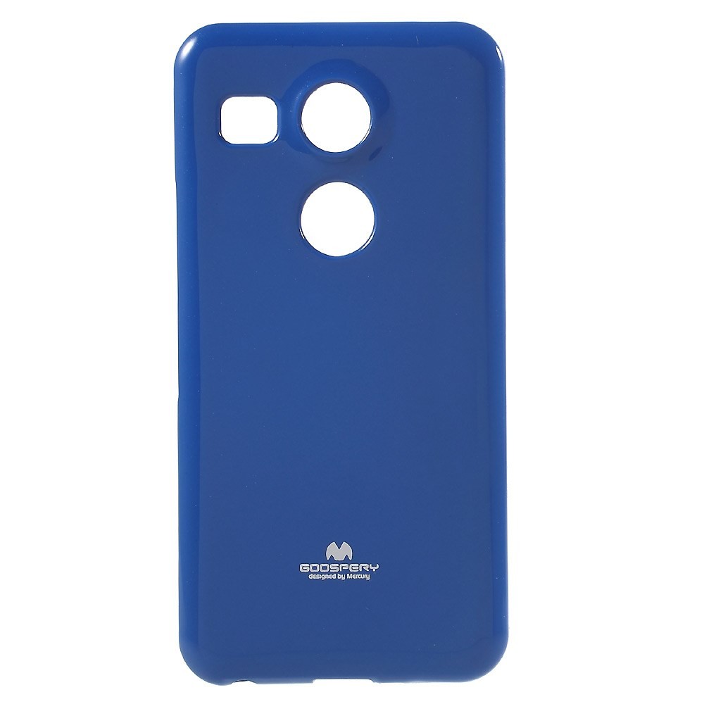 TPU gel ovitek Goospery Jelly Case za LG Nexus 5X - temno moder