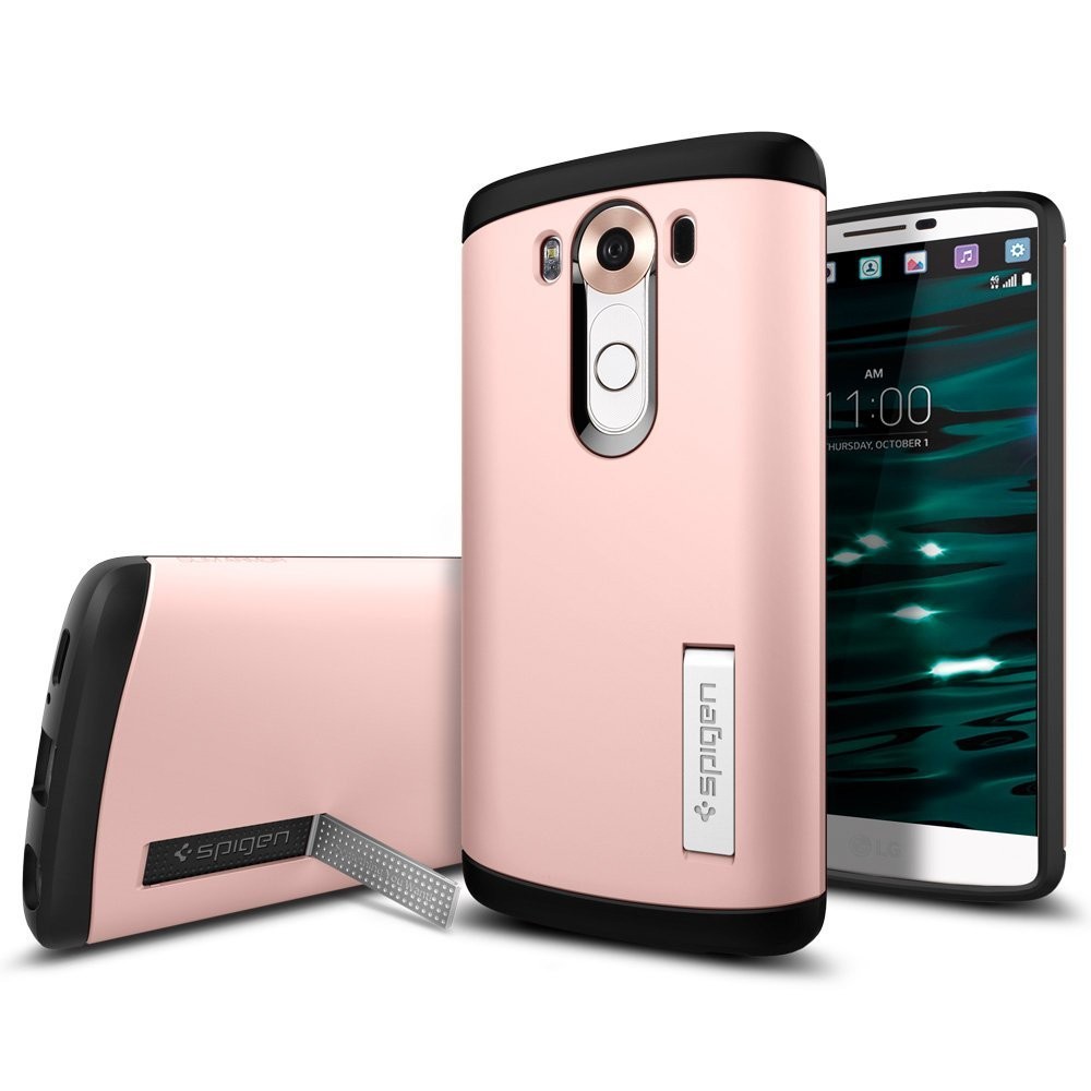 Ovitek Spigen SGP "Slim Armor" za LG V10 - rose gold
