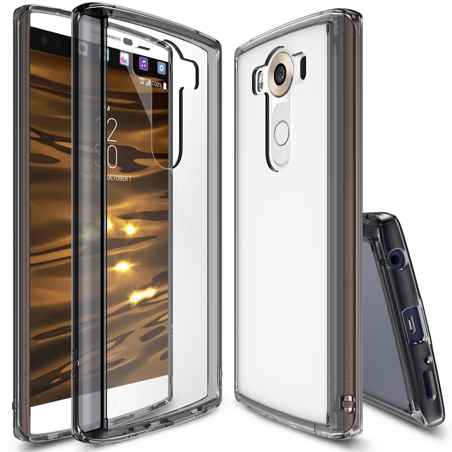 Ovitek Ringke "Fusion" za LG V10 - smoke black