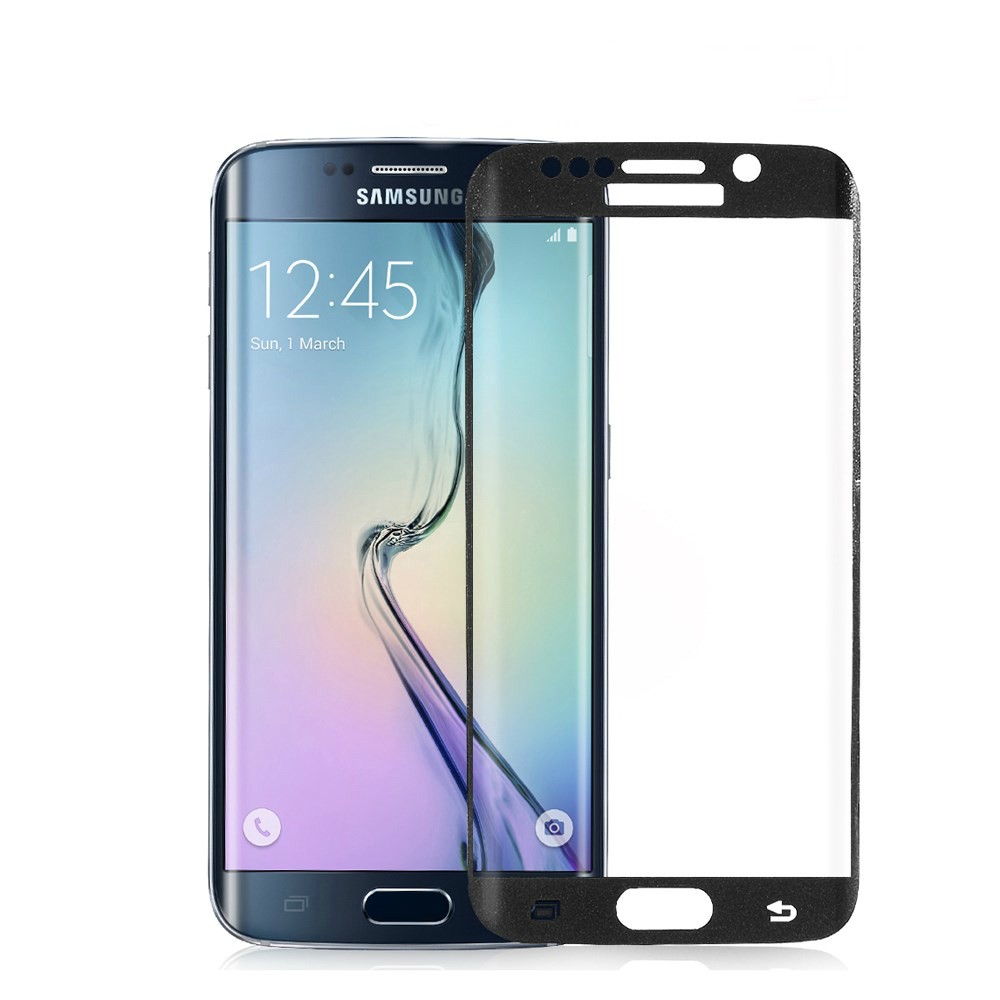 Full body zaščitno steklo Amorus za Samsung Galaxy S6 Edge+ - črno