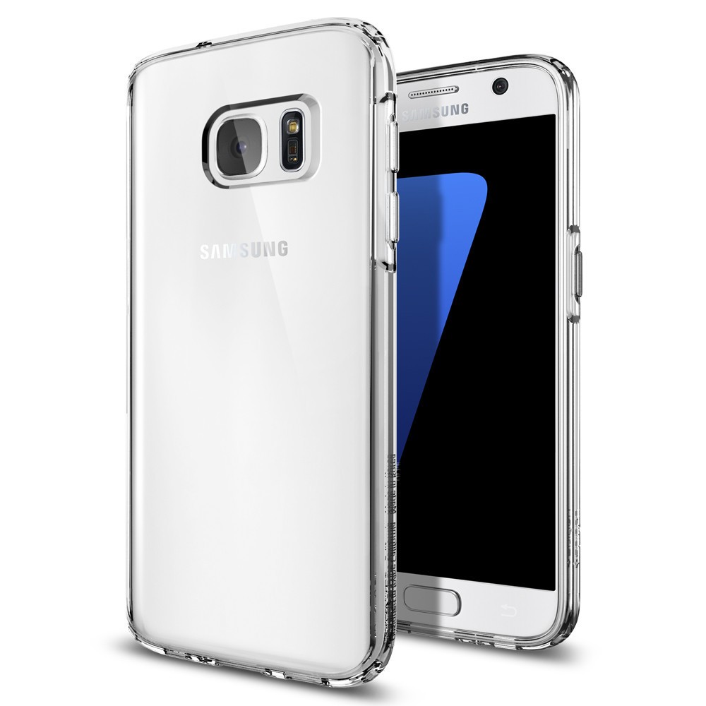 Ovitek Spigen "Ultra Hybrid" za Samsung Galaxy S7 - crystal clear