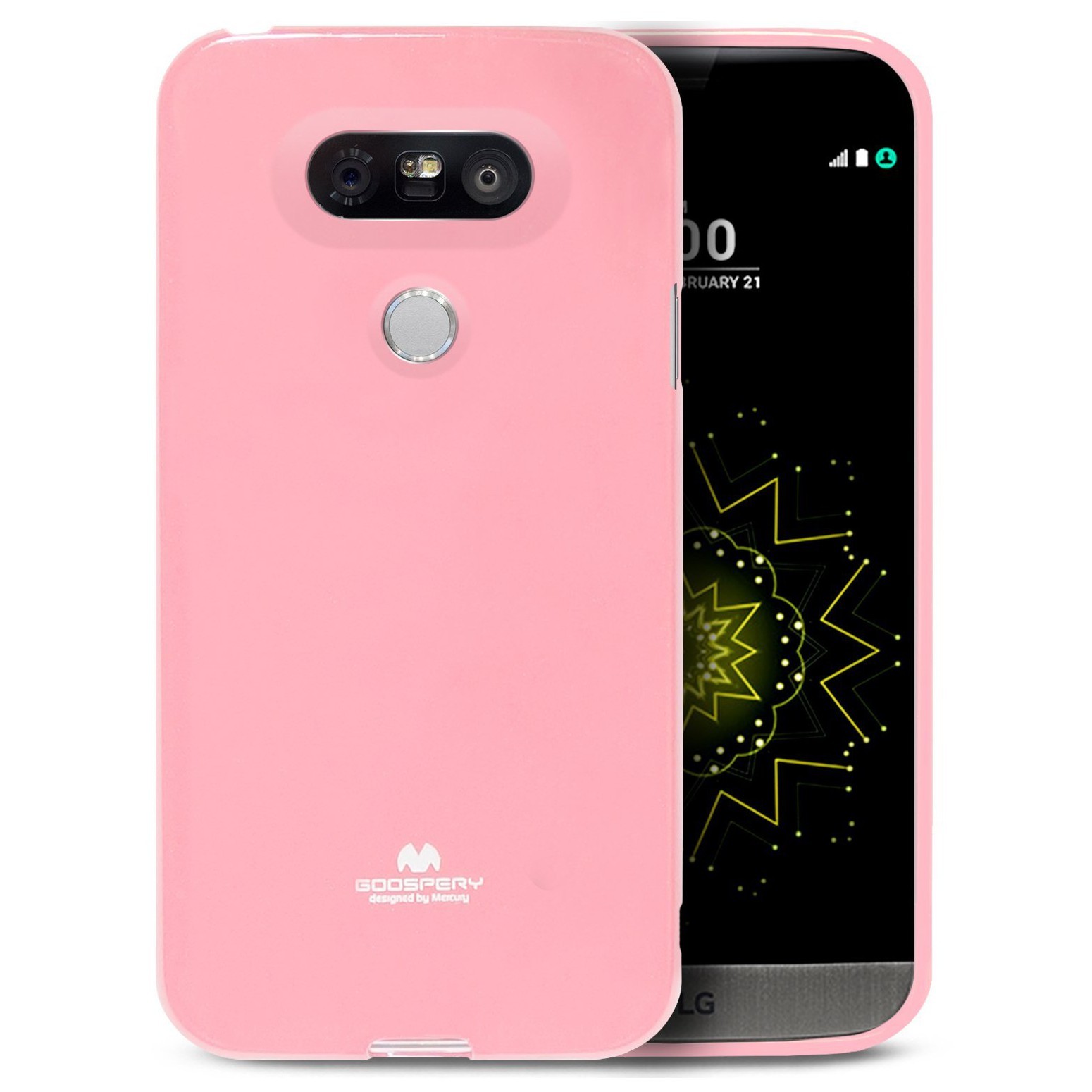 TPU gel ovitek Goospery Jelly Case za LG G5 - roza