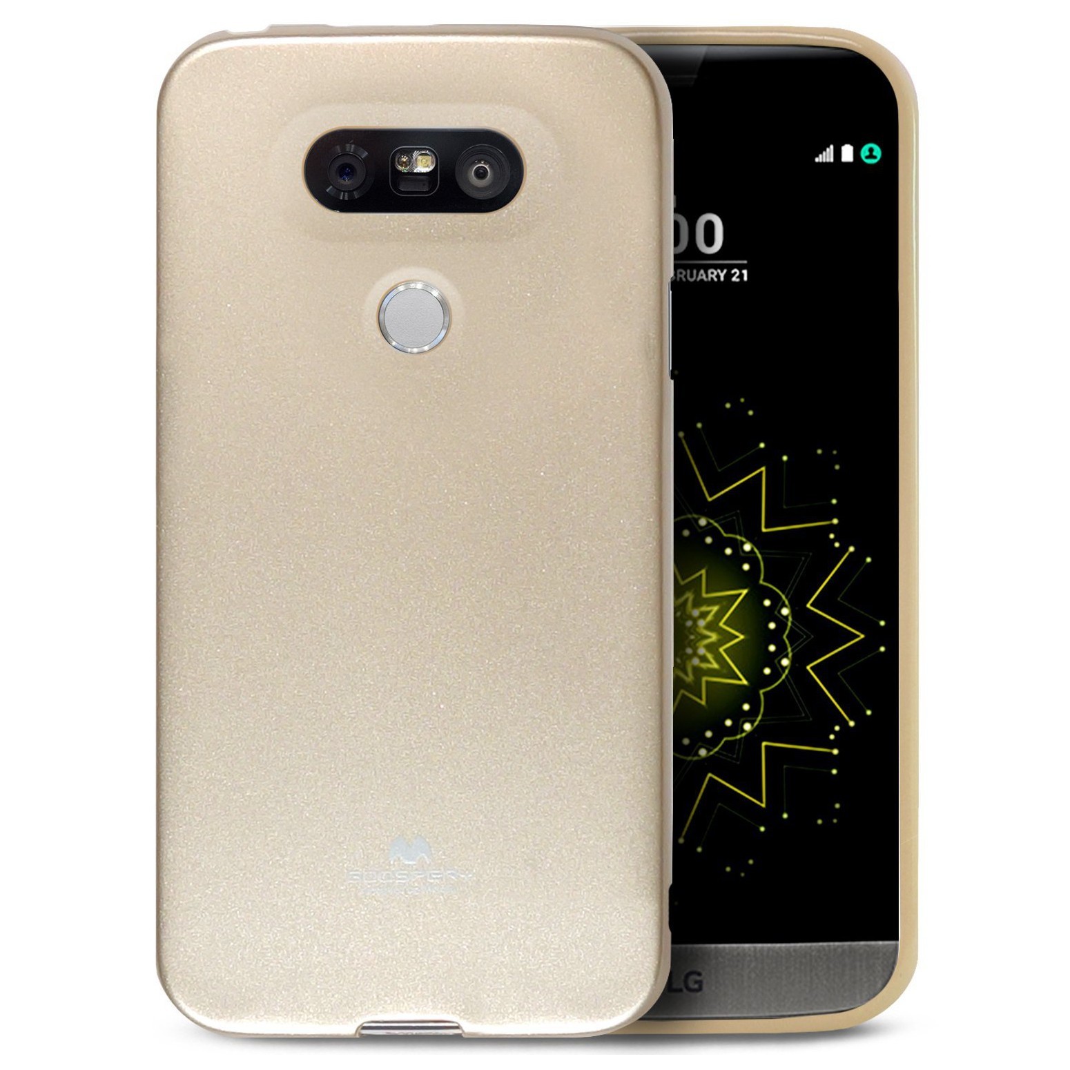TPU gel ovitek Goospery Jelly Case za LG G5 - zlate barve