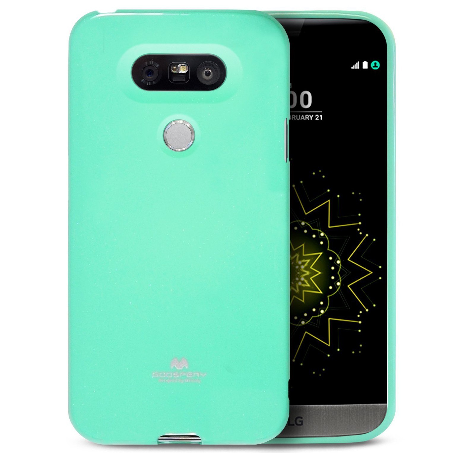 TPU gel ovitek Goospery Jelly Case za LG G5 - mint