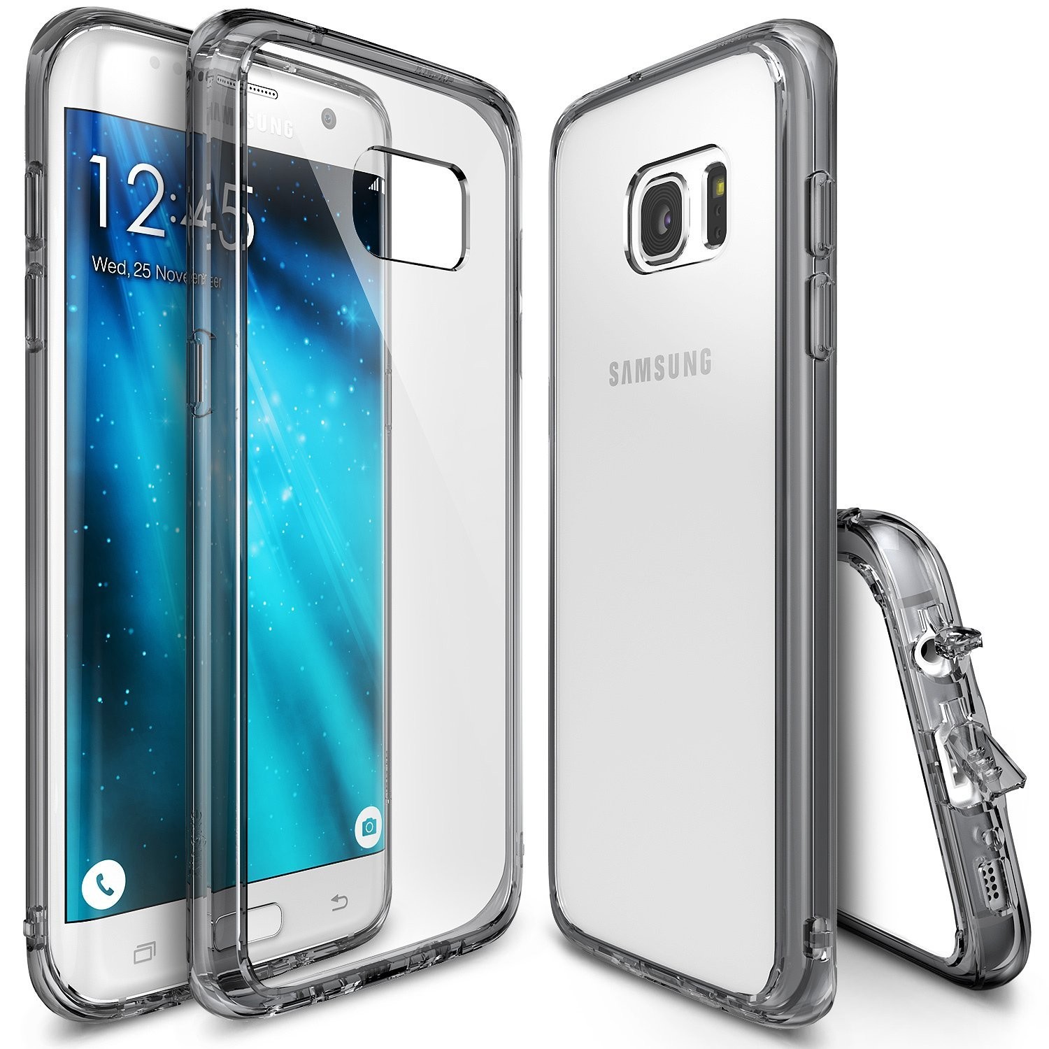 Ovitek Ringke "Fusion" za Samsung Galaxy S7 - smoke black