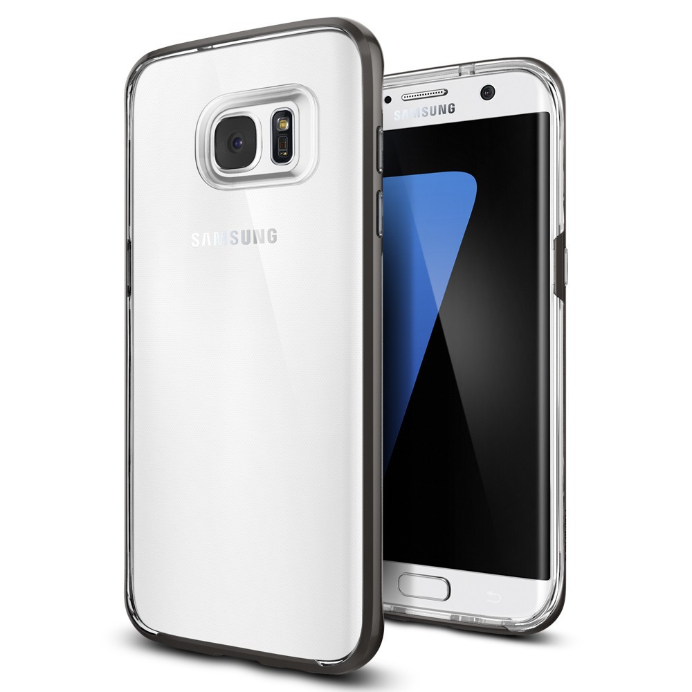 Ovitek Spigen "Neo Hybrid Crystal" za Samsung Galaxy S7 Edge - gunmetal