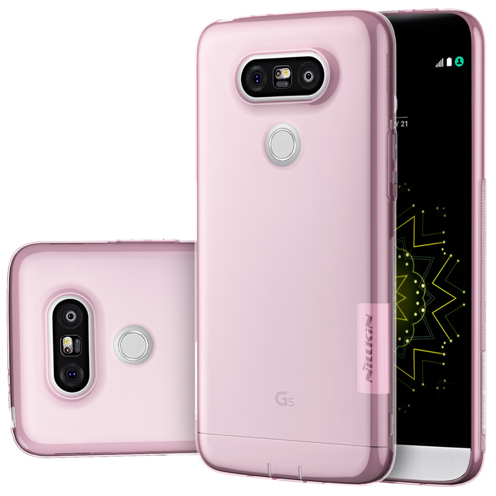 Tanek ovitek "Nature" za LG G5 - roza