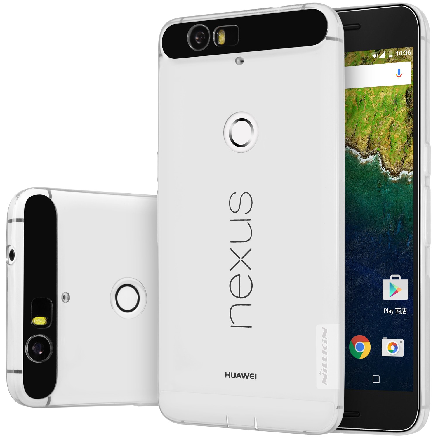 Tanek ovitek "Nature" za Huawei Nexus 6P - prozoren