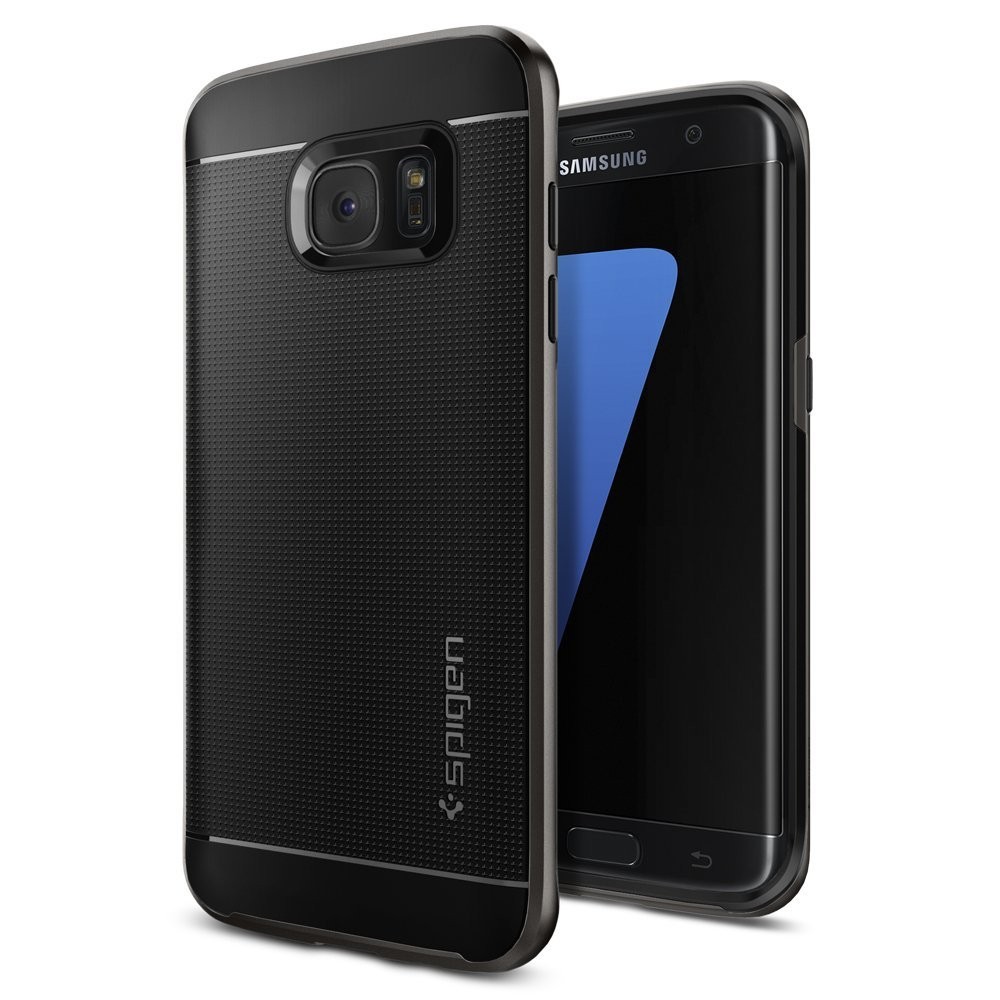 Ovitek Spigen "Neo Hybrid" za Samsung Galaxy S7 Edge - gunmetal