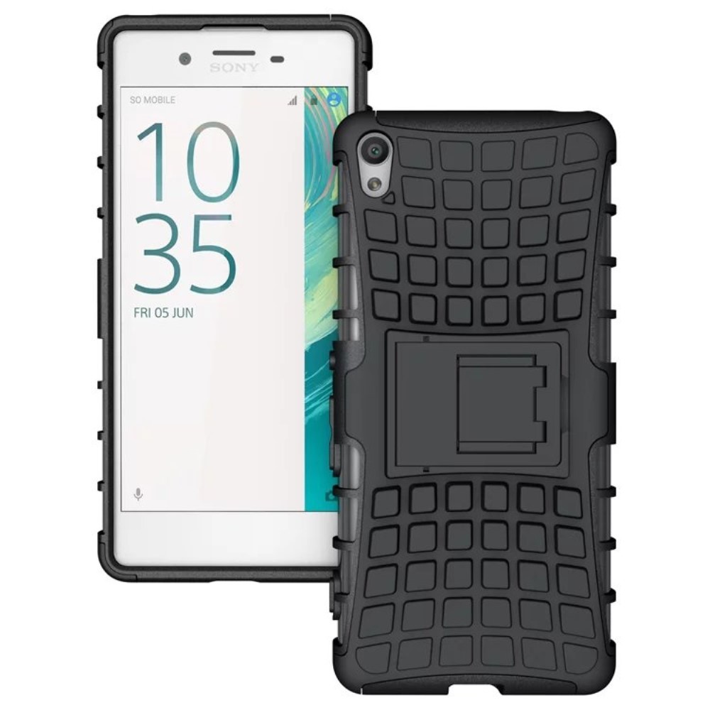Robusten TPU ovitek "Tough" za Sony Xperia XA - črn