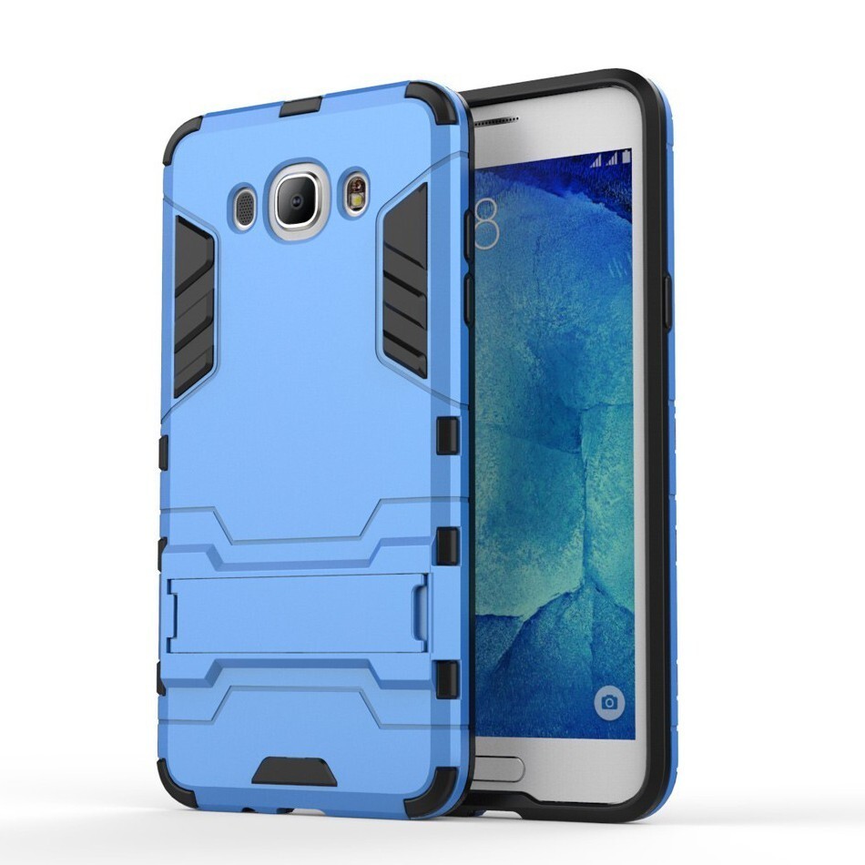 Robusten ovitek "Impact X" za Samsung Galaxy J7 (2016) - moder