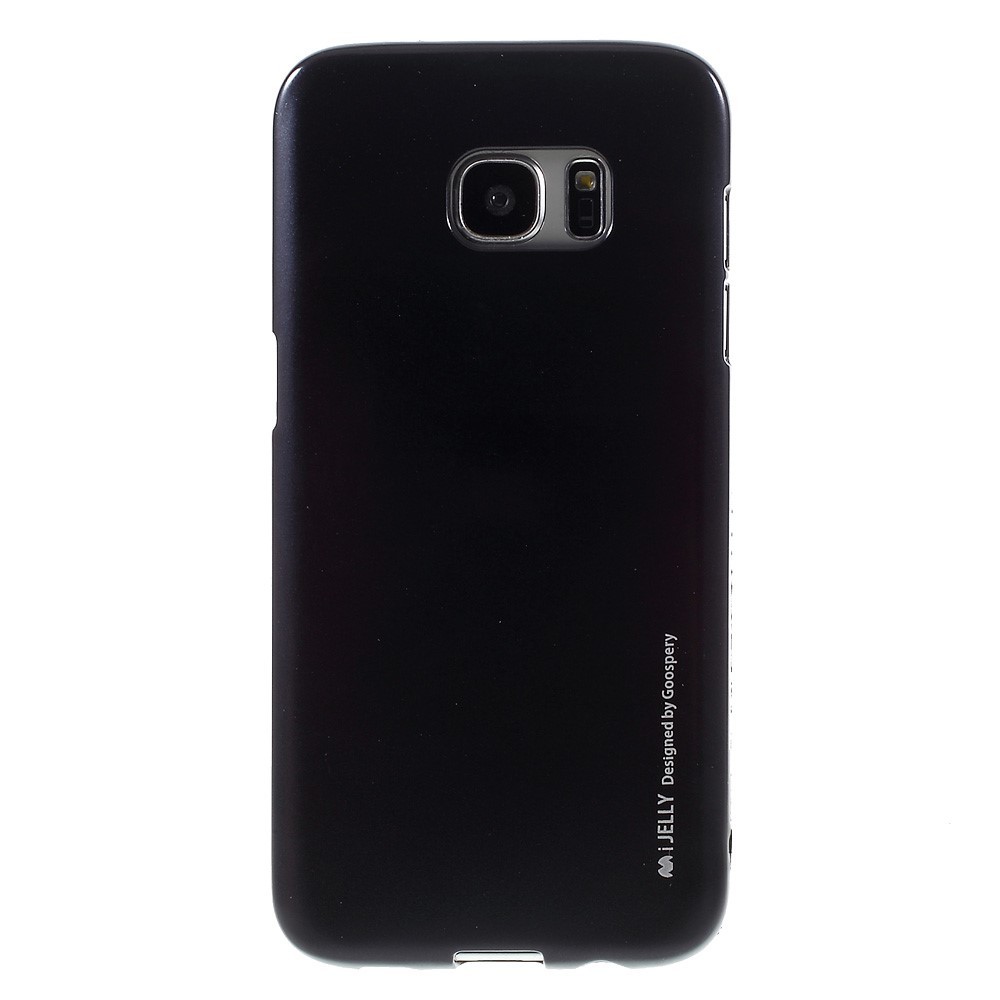 TPU gel ovitek Goospery iJelly Case za Samsung Galaxy S7 Edge - črn