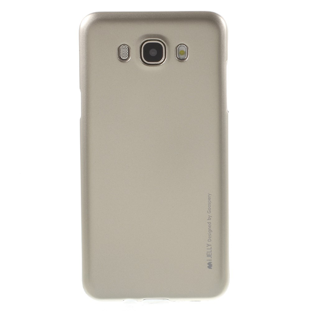 TPU gel ovitek Goospery iJelly Case za Samsung Galaxy J7 (2016) - zlate barve