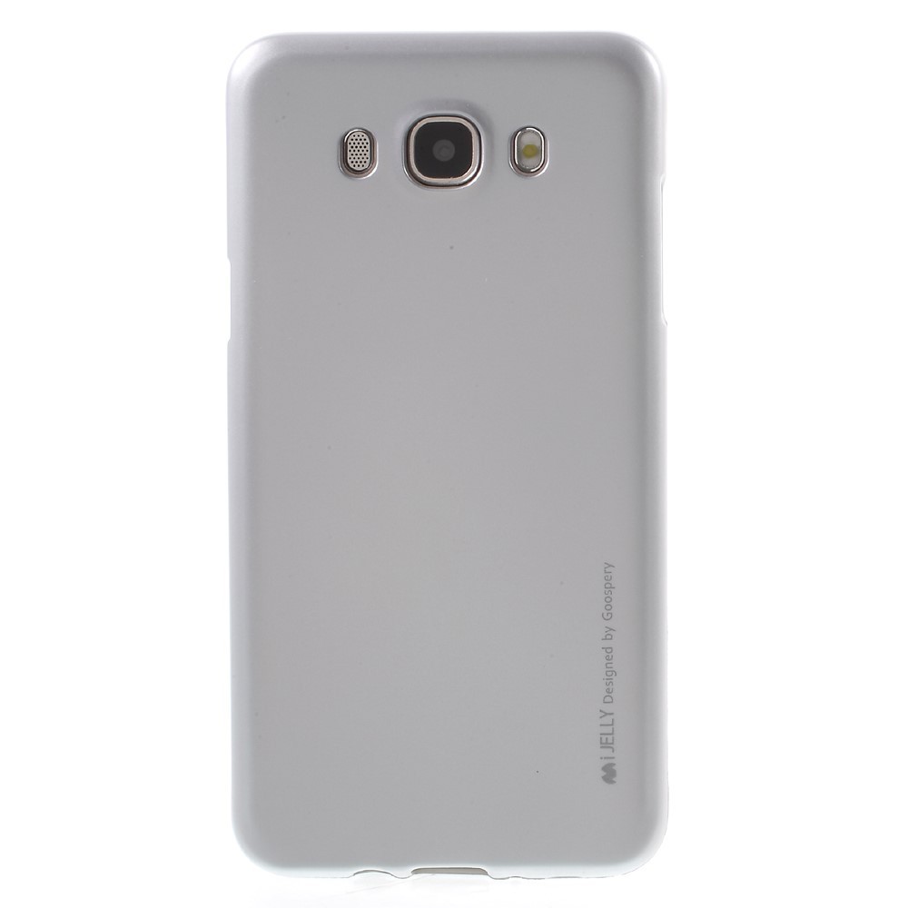 TPU gel ovitek Goospery iJelly Case za Samsung Galaxy J7 (2016) - srebrne barve