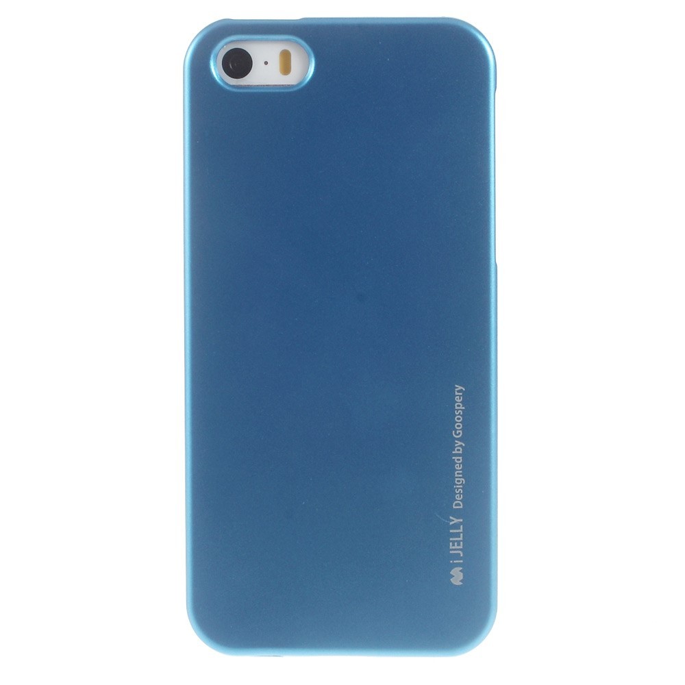 TPU gel ovitek Goospery iJelly Case iPhone SE / 5 / 5S - moder