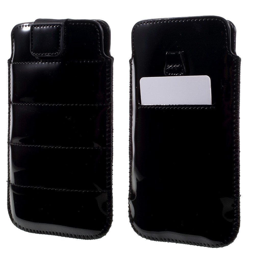 Univerzalen etui "Smooth" za mobilne naprave do 16 x 9 cm - črn