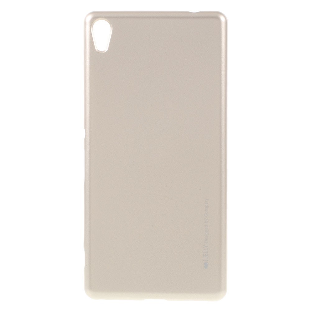 TPU gel ovitek Goospery iJelly Case za Sony Xperia XA - zlate barve