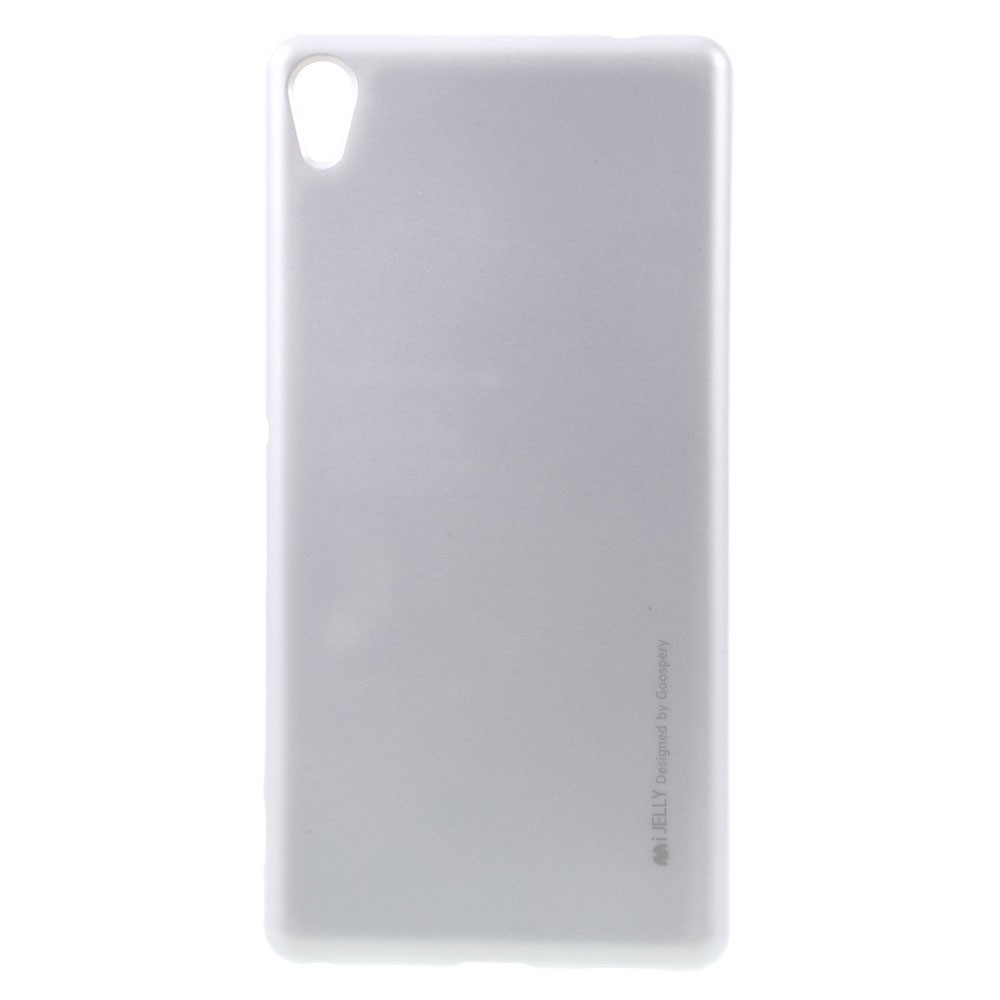 TPU gel ovitek Goospery iJelly Case za Sony Xperia XA - srebrn