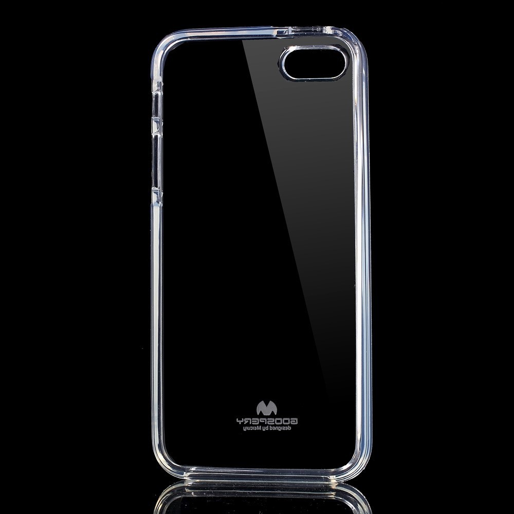 TPU gel ovitek Goospery Jelly Case za iPhone SE / 5 / 5S - prozoren