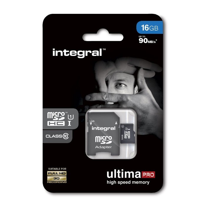 Integral Mikro SDHC Ultra spominska kartica "Ultima-Pro UHS-1" Class 10 - 16GB