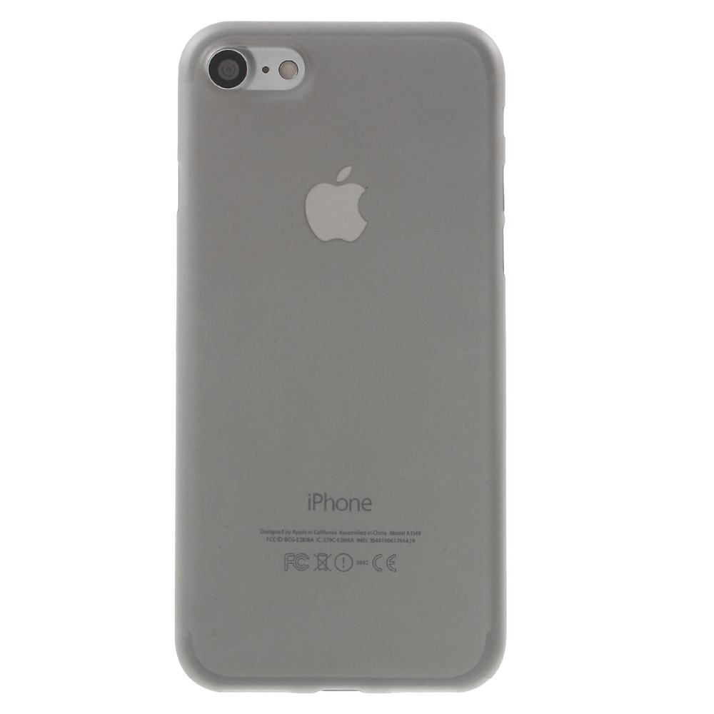 Ultra tanek trden 0.3 mm ovitek za iPhone 7 - siv