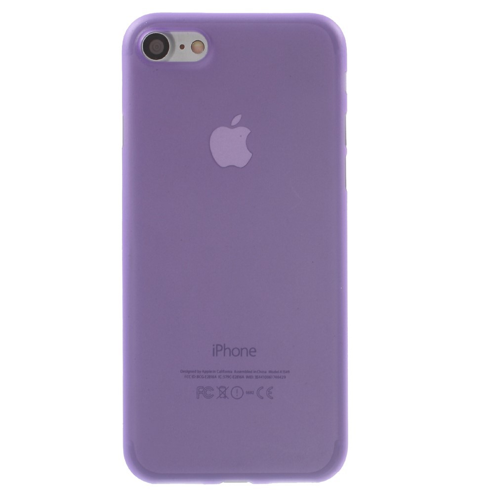 Ultra tanek trden 0.3 mm ovitek za iPhone 7 - vijoličen