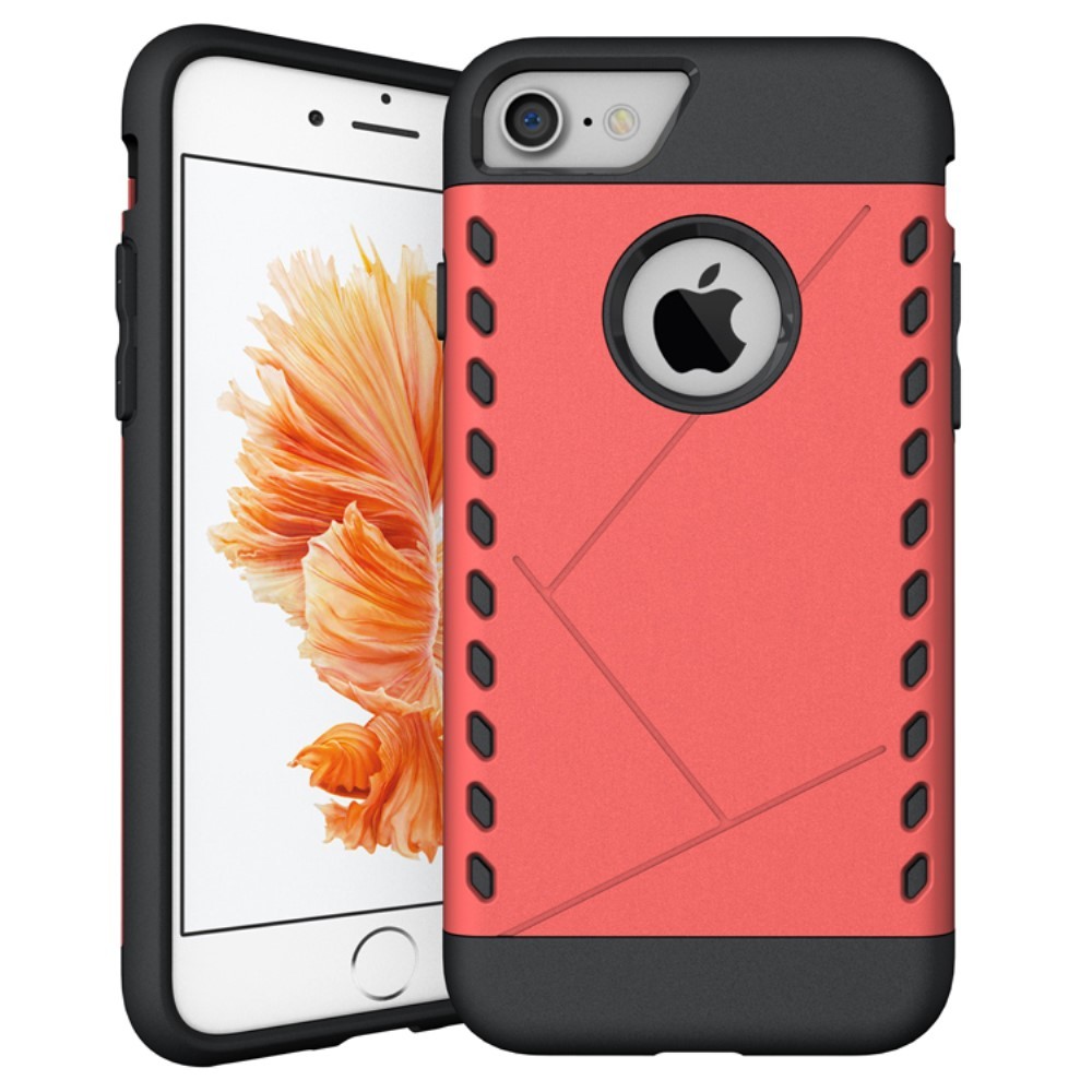 Robusten ovitek "Strong Shield" za iPhone 7 - rdeč