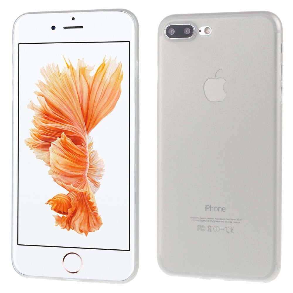 Ultra tanek trden 0.3 mm ovitek za iPhone 7 Plus - siv