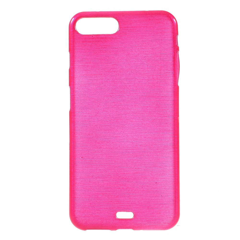 TPU gel ovitek "Brushed" za iPhone 8 Plus / iPhone 7 Plus - roza