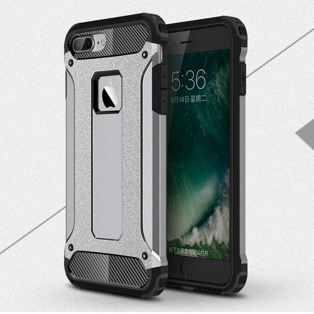 Robusten ovitek "Rock" za iPhone 7 Plus - siv