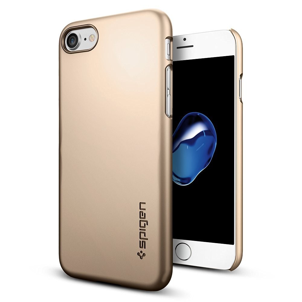 Ovitek Spigen "Thin Fit" za iPhone 7 - champagne gold