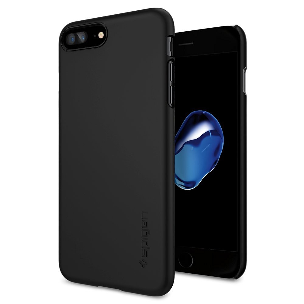 Ovitek Spigen "Thin Fit" za iPhone 8 Plus / iPhone 7 Plus - black