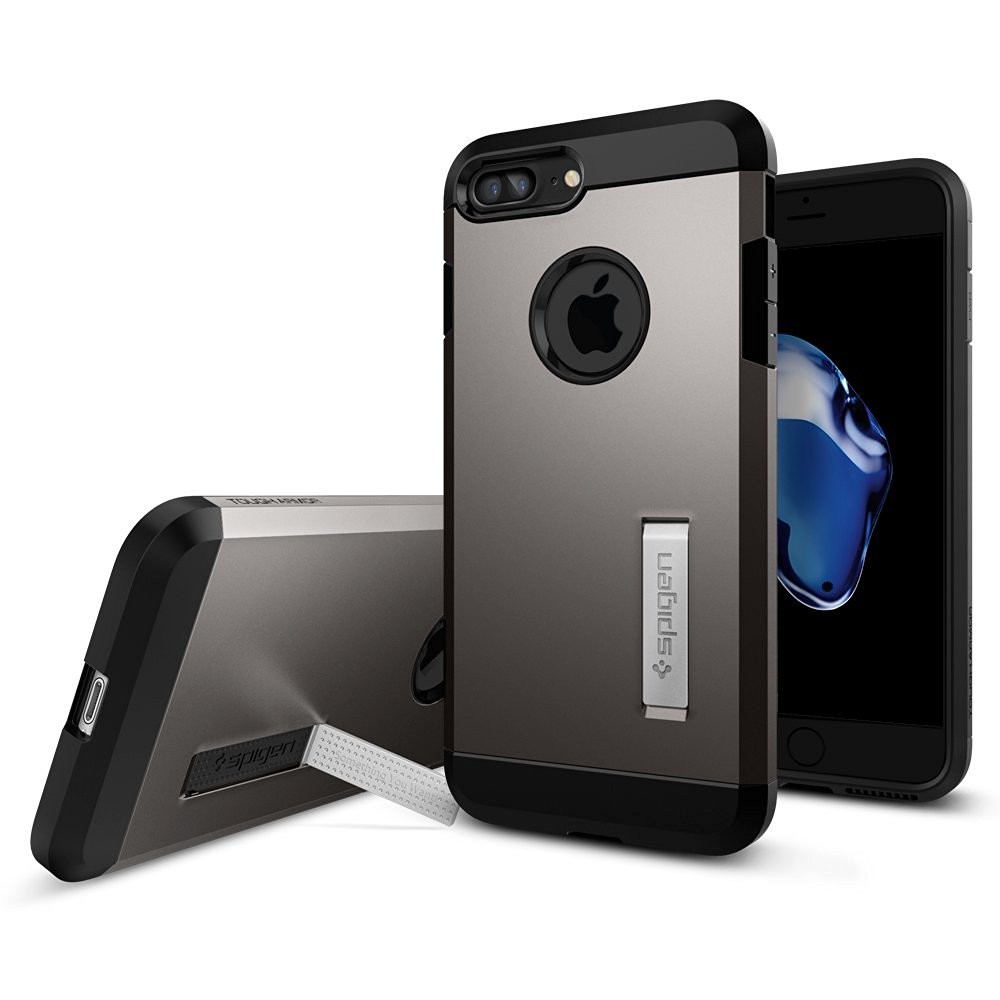 Ovitek Spigen "Tough Armor" za iPhone 7 Plus - gunmetal