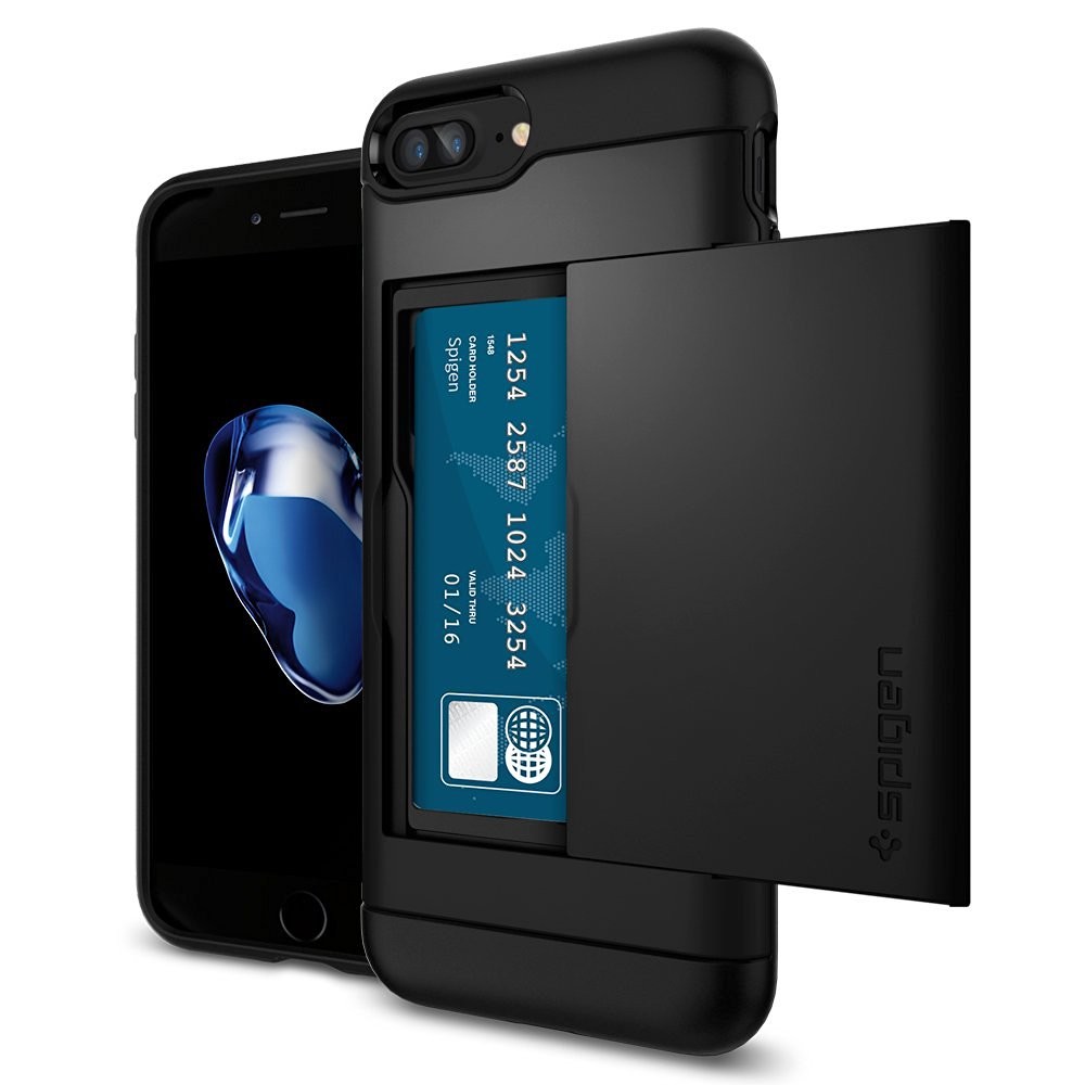 Ovitek Spigen "Slim Armor CS" za iPhone 8 Plus / iPhone 7 Plus - black