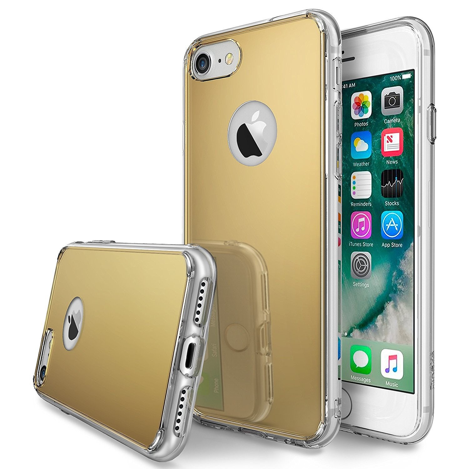 Ovitek Ringke "Fusion Mirror" za iPhone 7 - mirror royal gold