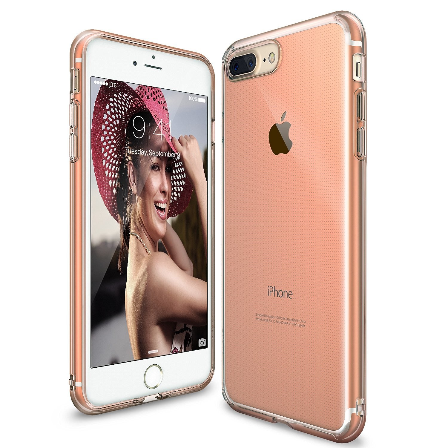 Ovitek Ringke "Air" za iPhone 8 Plus / iPhone 7 Plus - crystal view