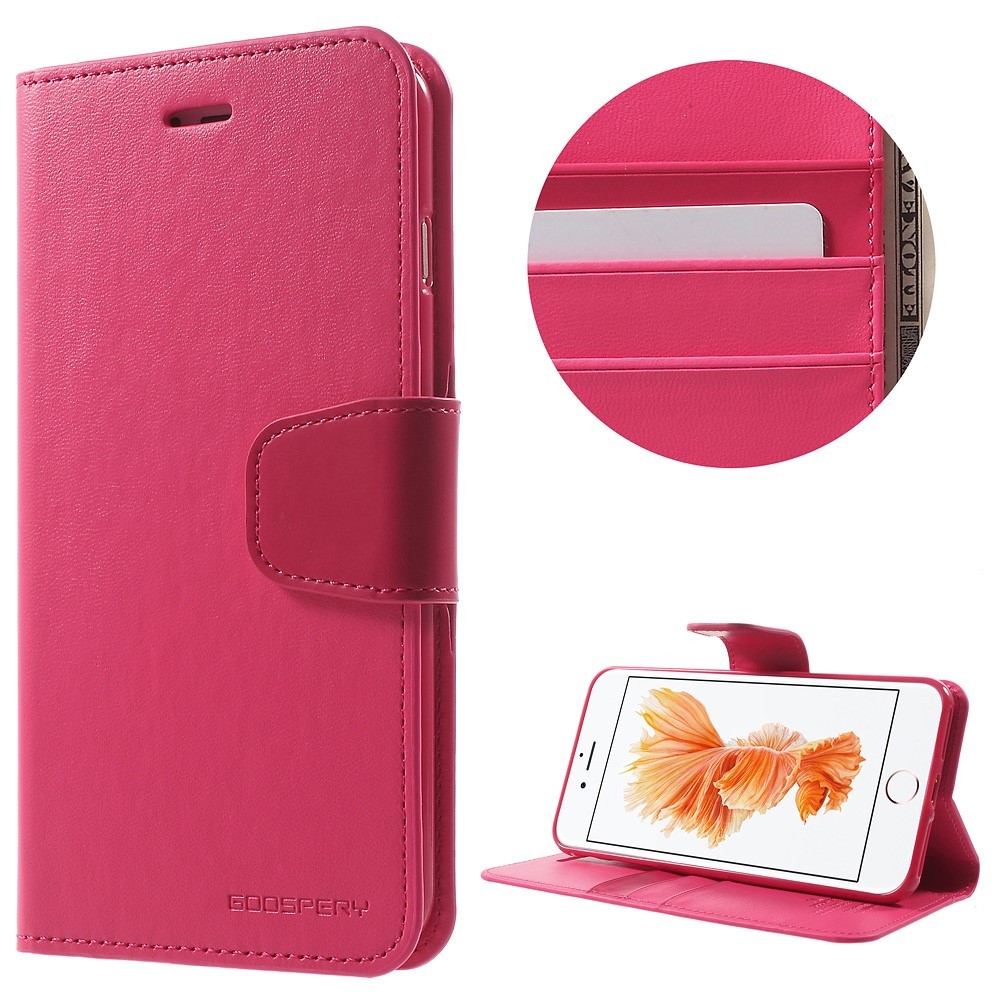 Eleganten etui Goospery Sonata za iPhone 8 Plus / iPhone 7 Plus - magenta