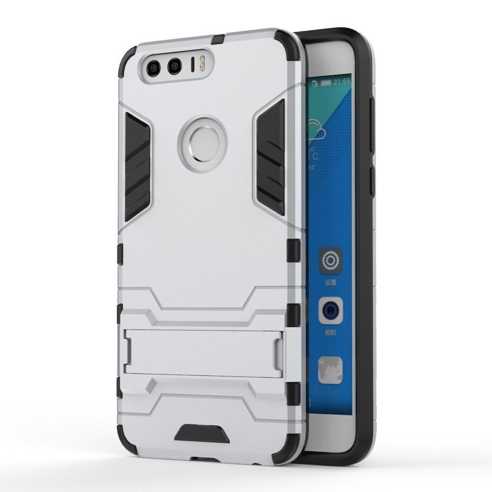 Robusten ovitek "Impact X" za Huawei Honor 8 - srebrn