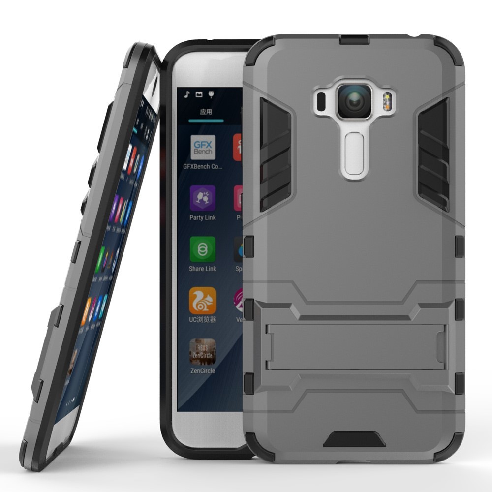 Robusten ovitek "Impact X" za Asus Zenfone 3 ZE552KL - siv