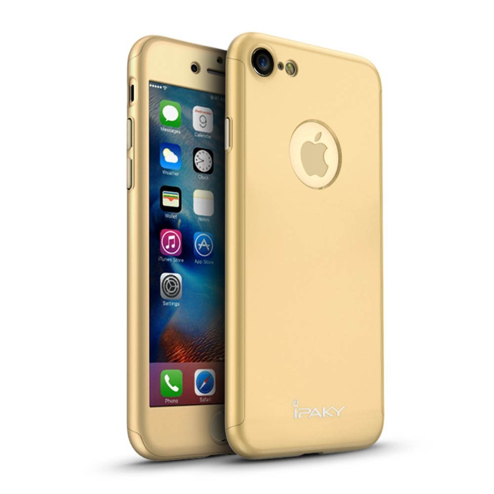 Premium Ipaky full body ovitek za iPhone 7 - zlate barve